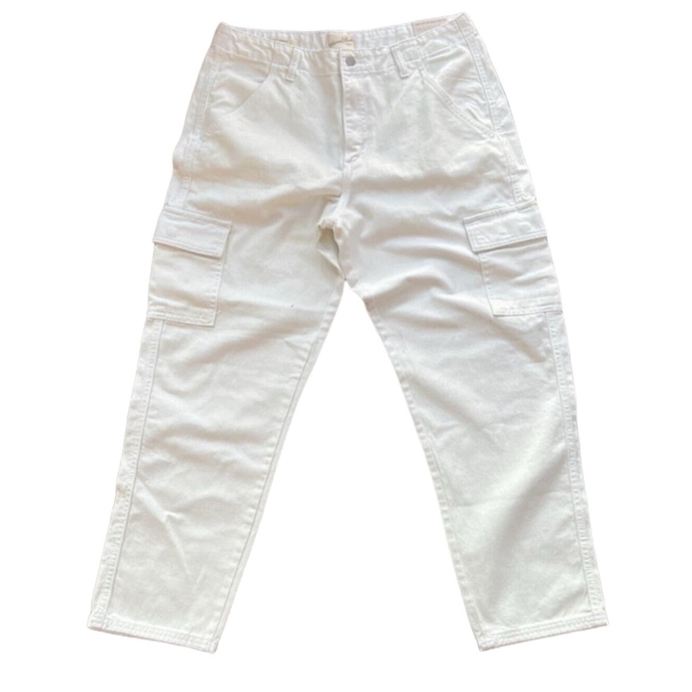 ⚡️ Universal Thread White Boyfriend Cropped Jeans Size 14 - Picture 4 of 4
